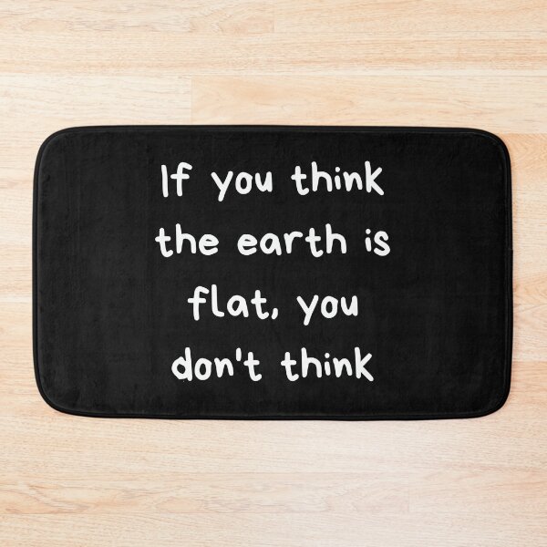 Item preview, Anti-Flat Earther Bumper Sticker designed and sold by The Snarky Musician.