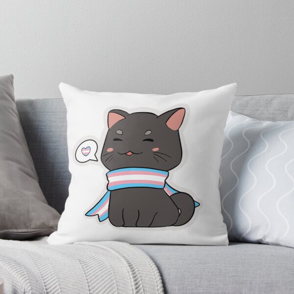 Item preview, Gato del orgullo transgénero designed and sold by LyartPrint.