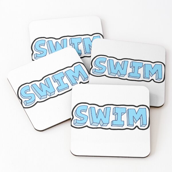 Item preview, SWIM blue decal designed and sold by piperdooley.