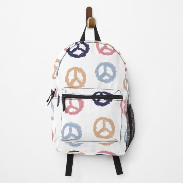 Item preview, rainbow peace sign pattern designed and sold by alisonbbentley.