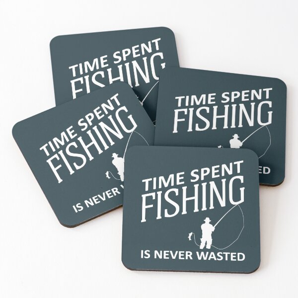 Item preview, Time Spent Fishing Is Never Wasted designed and sold by rbtee8.