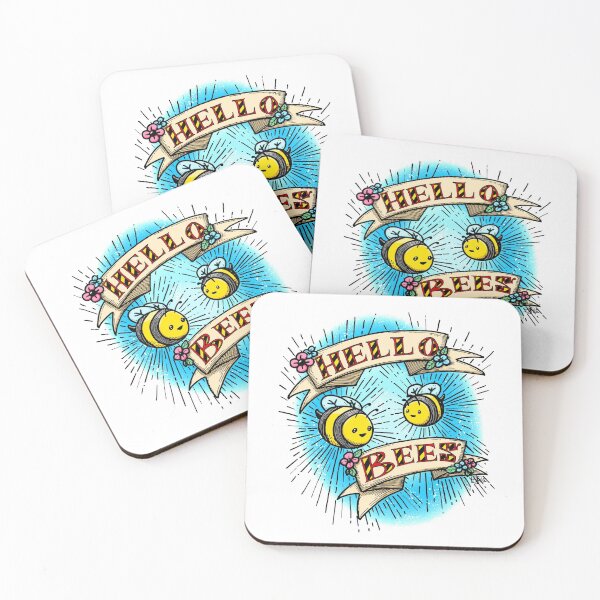 Item preview, Hello Bees! Colorized designed and sold by CriticalLOL.