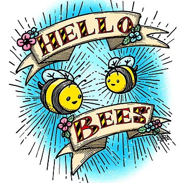 Artwork thumbnail, Hello Bees! Colorized by CriticalLOL