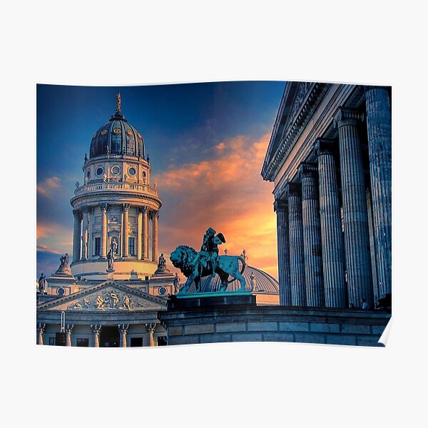 Gendarmenmarkt Deutscher Dom Berlin Deutschland Poster