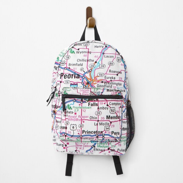 Item preview, Illinois Roadmap designed and sold by Havocgirl.
