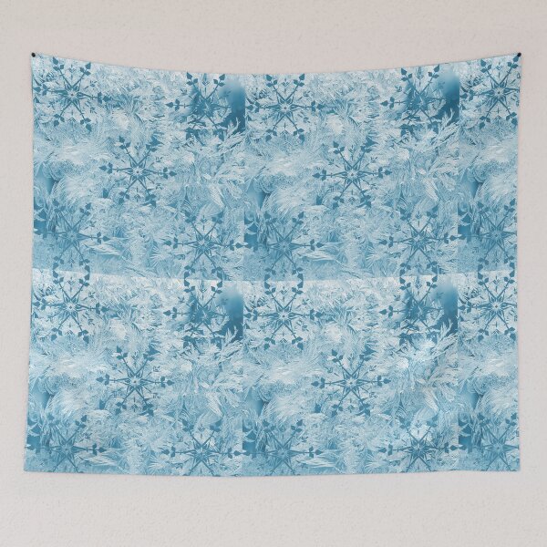 Item preview, Snow Flakes on Snowy Leaves designed and sold by Taharat  Tazrin.