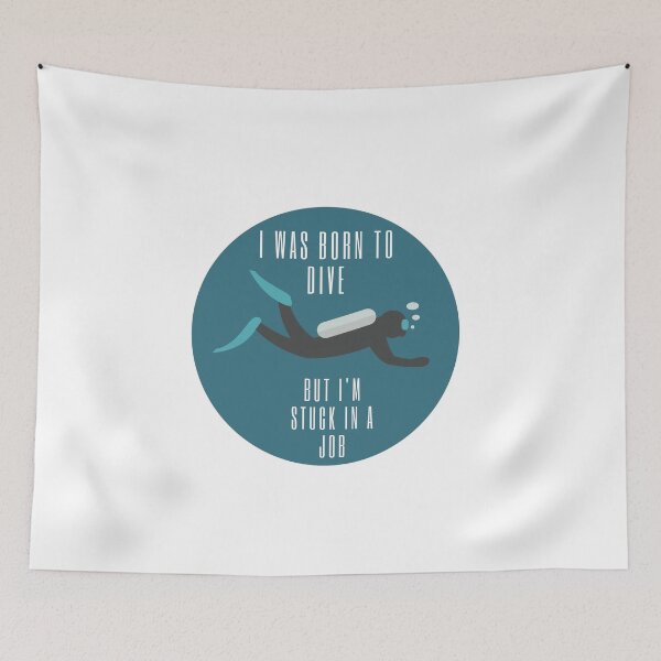 Item preview, born to dive designed and sold by Pinapple91.