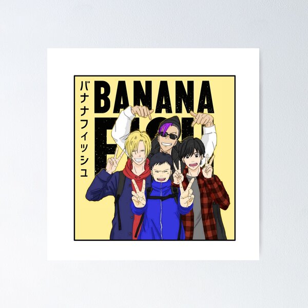 Banana Fish Anime Series Minimalist Poster  Anime printables, Anime films,  Anime canvas