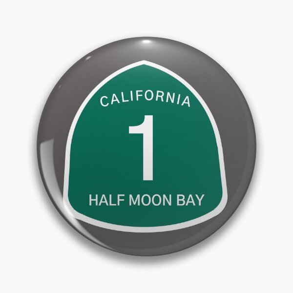 Item preview, Highway 1 Sign: Half Moon Bay designed and sold by milesmoriarty.