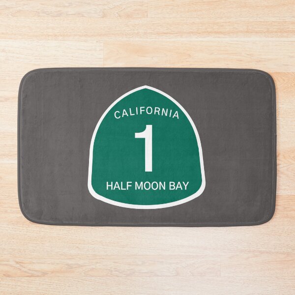 Item preview, Highway 1 Sign: Half Moon Bay designed and sold by milesmoriarty.