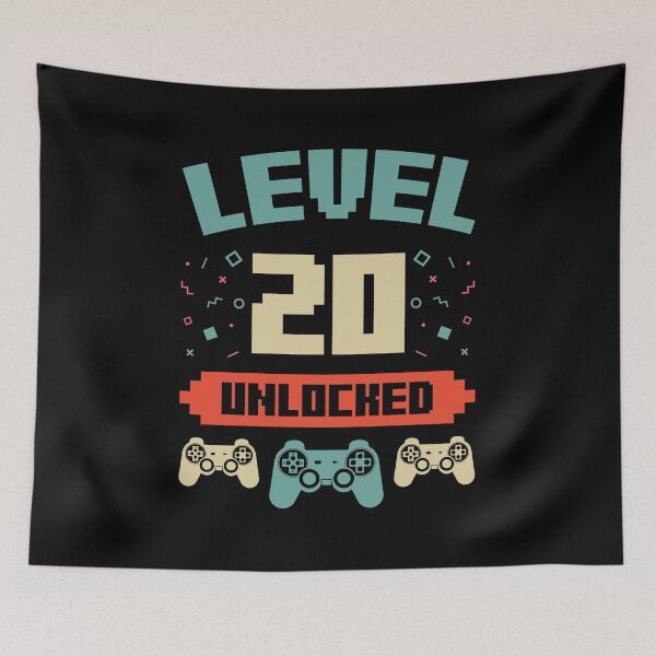 Item preview, Level 20 Unlocked 20th Birthday Present designed and sold by EstelleStar.