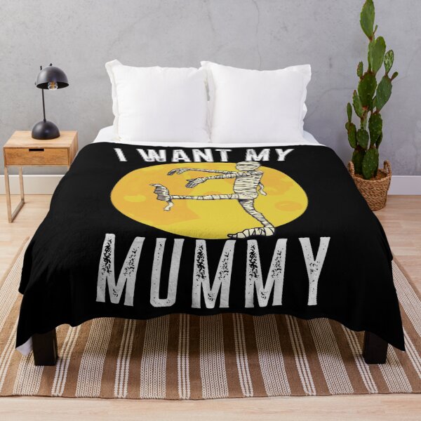 Item preview, I Want My Mummy Funny Halloween designed and sold by WriteThatDown.