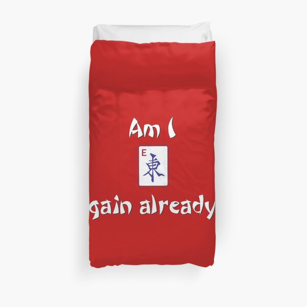 Mahjong - Am I East again already? Duvet Cover
