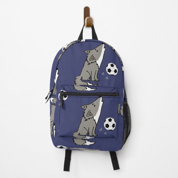 Item preview, Funny Grey Wold Playing Soccer designed and sold by Nature's Fancy.