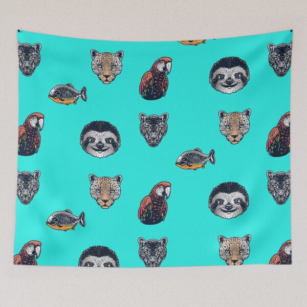 Item preview, Tropical Rain Forest Animals Sticker Pack designed and sold by Sinfamous.