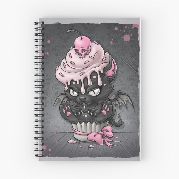 Item preview, Goth Kitty in Cupcake designed and sold by Spikeynator.