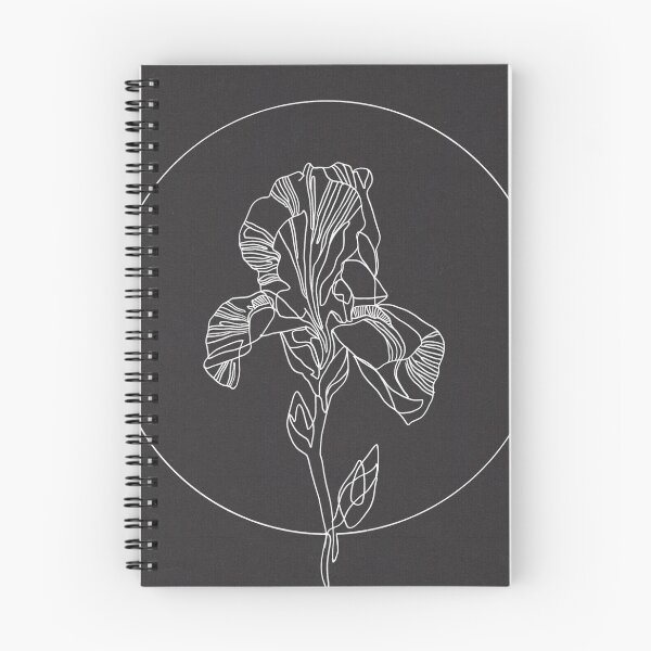 Item preview, Iris Flower || Contour Lines designed and sold by worktheangle.