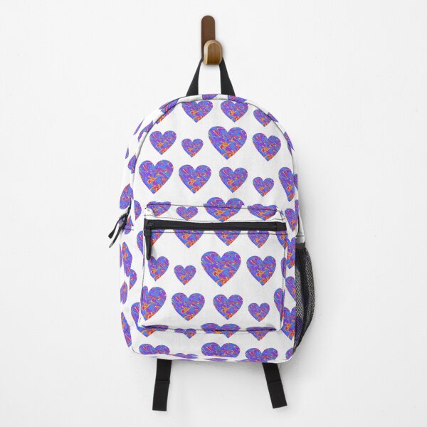 Item preview, Multicolour tie dye marble swirl design - heart sticker pack  designed and sold by Cosmic Detour .