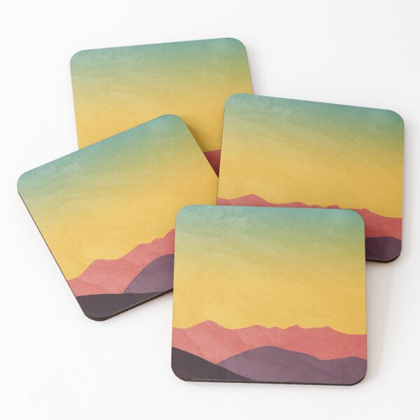 Item preview, Colorful Landscape mountains sunset  designed and sold by YOBECREATION.