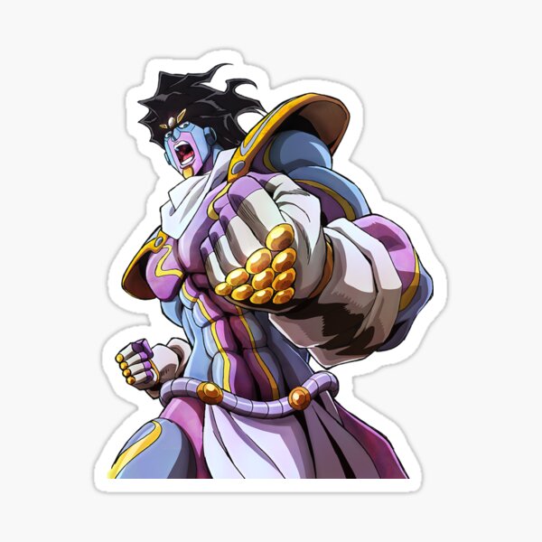 Star Platinum Part 4 Sticker By Timelio Redbubble - jotaro part 4 roblox