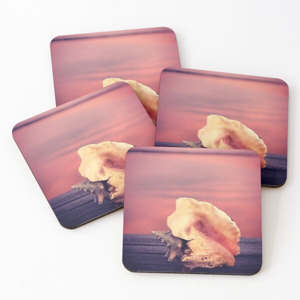 Item preview, Pink Conch Shell At Sunset designed and sold by Kimberly  Bizjak.