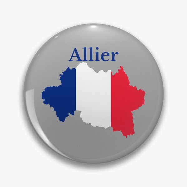 Item preview, Allier Map, France, French Department designed and sold by marosharaf.