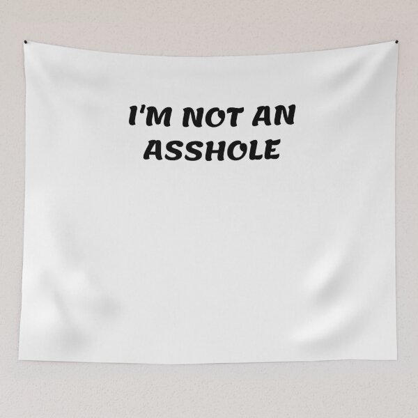 Item preview, White lie party - I'm not an asshole designed and sold by amrmab.