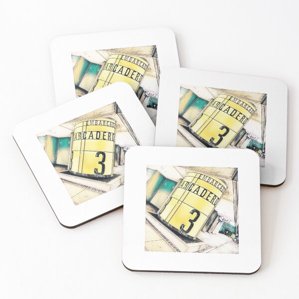 Item preview, San Francisco, Embarcadero Center at night designed and sold by madisonrie.