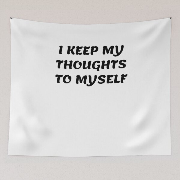 Item preview, White lie party - I keep my thoughts to myself designed and sold by amrmab.