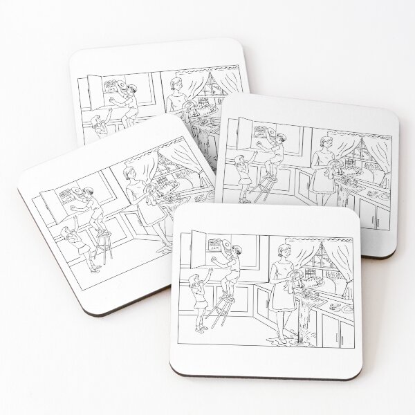 Item preview, The 'Cookie-Theft' Picture (Black Ink Only) designed and sold by Kyle Price.