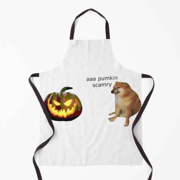 Item preview, Cheems pumpkin scary designed and sold by UncleApo.