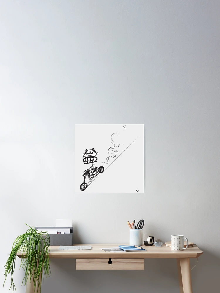 Thumbnail 2 of 3, Poster, Bike Rider designed and sold by MarkStudio.