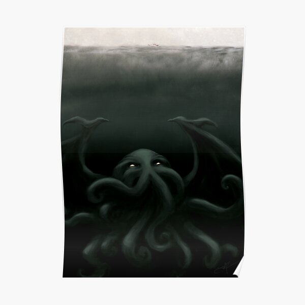 Cthulhu waits, dreaming Poster