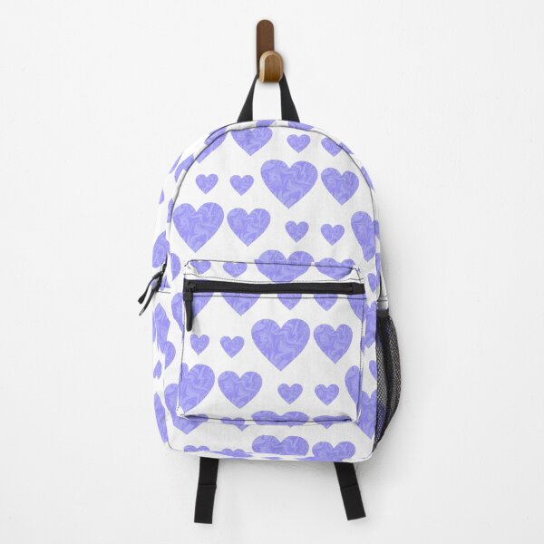 Item preview, Pastel purple blue tie dye marble swirl design - heart sticker pack  designed and sold by Cosmic Detour .