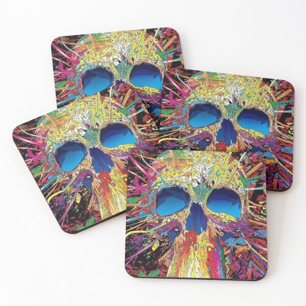 Item preview, very colorfull cool skull designed and sold by Spikeynator.