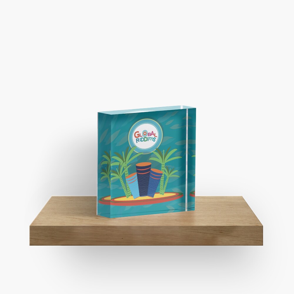 Global Riddims (2) Acrylic Block