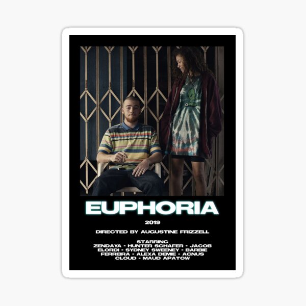 euphoria poster fez zendaya rue Sticker