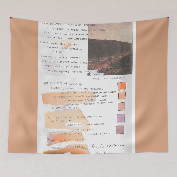 Item preview, 1975 orange poem loving someone designed and sold by thewayitshine.
