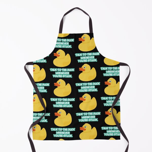 Item preview, Funny Programmer Talk To The Duck design designed and sold by jakehughes2015.