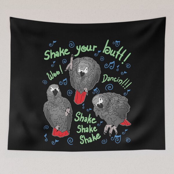 Item preview, Shake Your Butt! designed and sold by einsteinparrot.