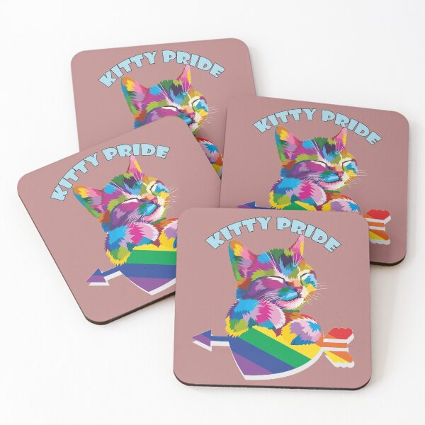 Item preview, Kitty Pride- Lgbtq- Pride Cat designed and sold by EvaWolf.