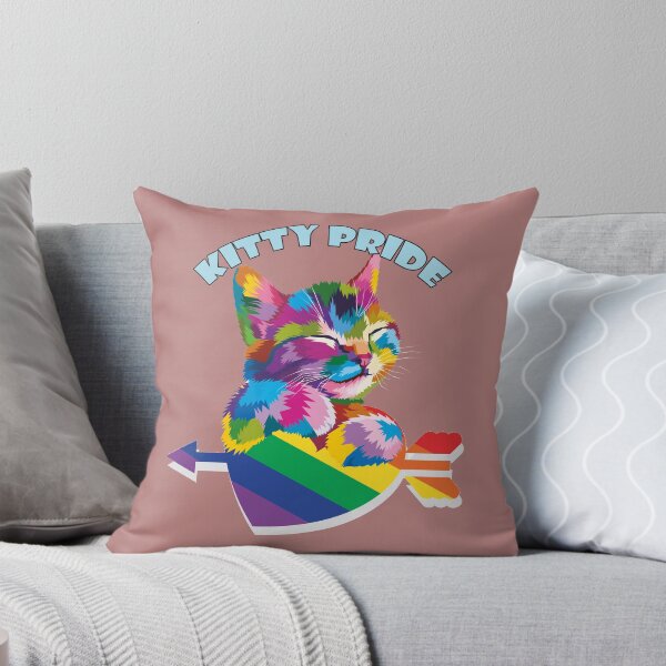 Item preview, Kitty Pride- Lgbtq- Pride Cat designed and sold by EvaWolf.