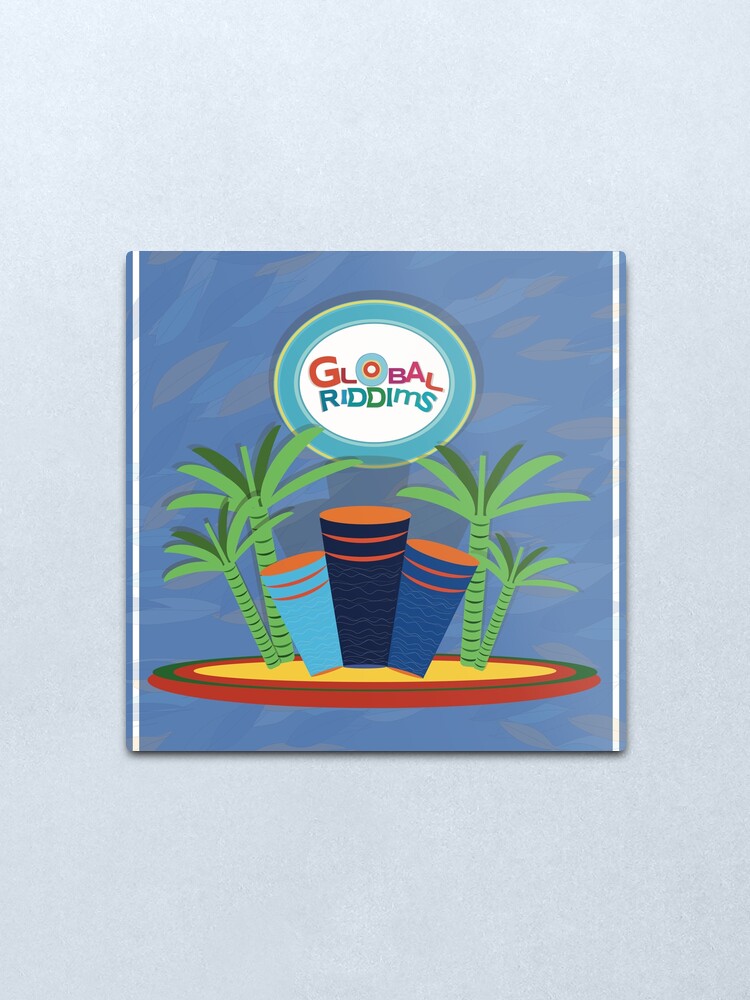 Alternate view of Global Riddims (3) Metal Print