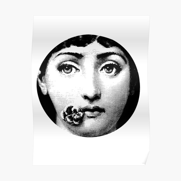 Lina Cavalieri Pop Art Fornasetti fille Poster