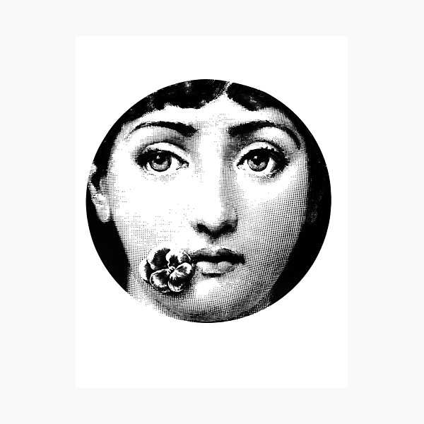 Lina Cavalieri Pop Art Fornasetti girl Photographic Print