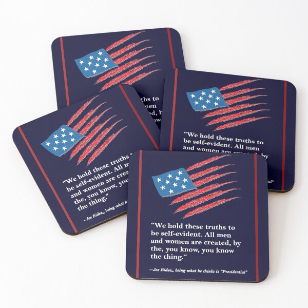 Item preview, Biden Quote - We Hold These Truths designed and sold by ittybittyowl.