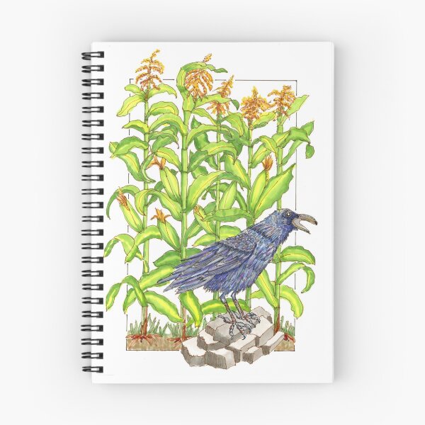 Item preview, Beautiful Crow in Corn Field designed and sold by Stephanie Sipp.