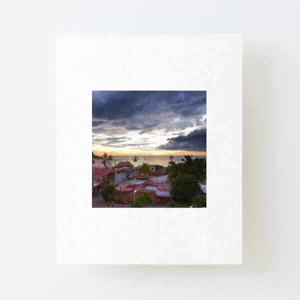 Sunset in San Juan Del Sur Nicaragua Canvas Mounted Print