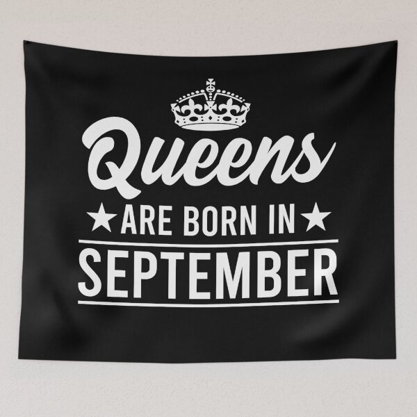 Item preview, Queens Are Born In September designed and sold by RandomStuffShop.