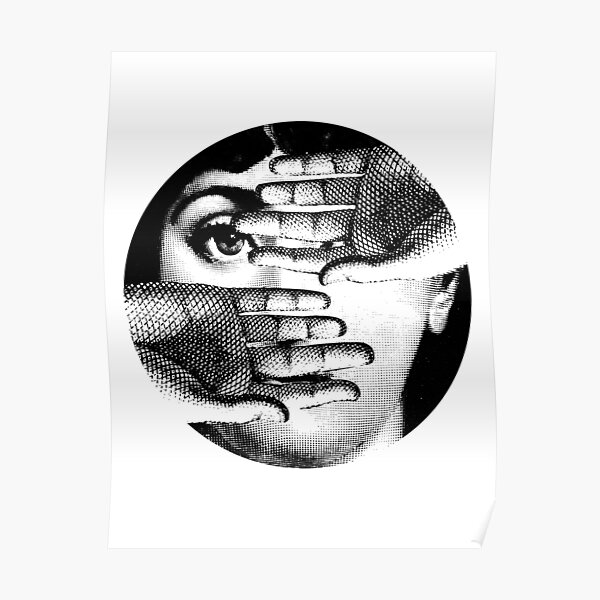 Lina Cavalieri Pop Art Fornasetti fille Poster